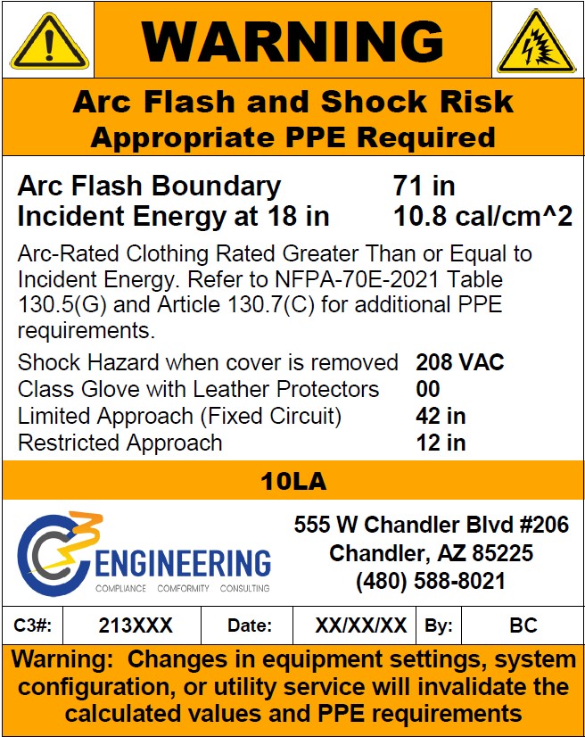 arc flash and shock risks
